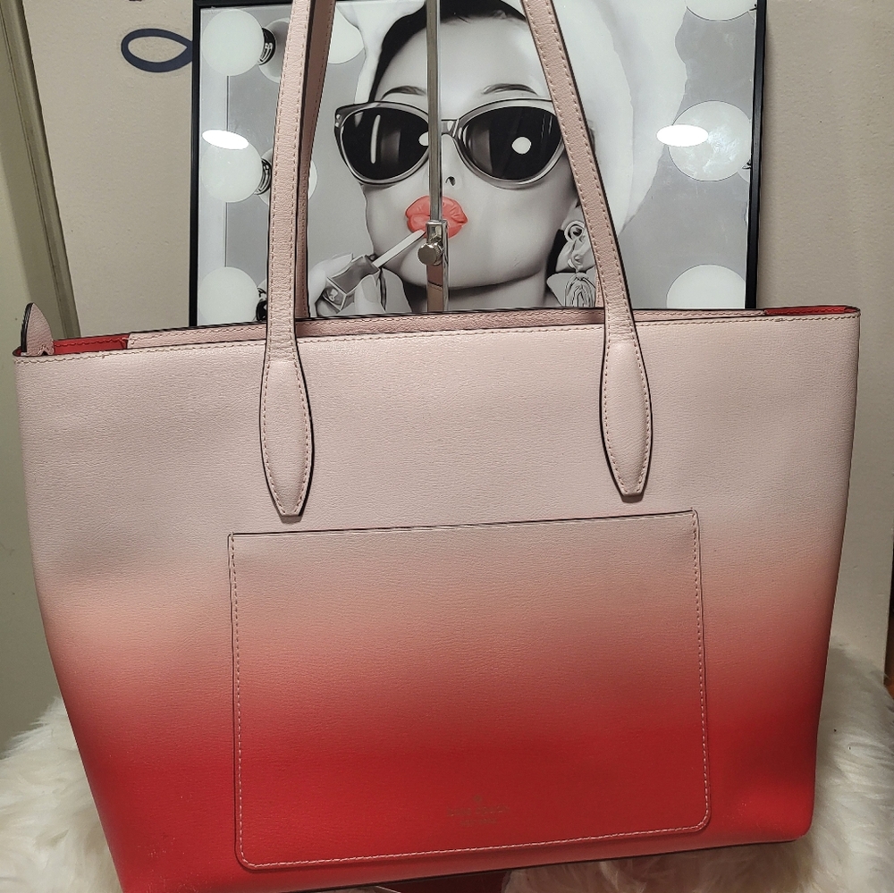 Kate Spade Adel DEGRADE Large Zip Tot - Picture 5 of 14